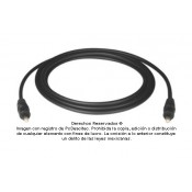 Cable Fibra ópica Toslink macho a macho, negro 3.0 m